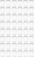 Plastic Storage Jars with Leak Proof Lids - Airtight 48PK