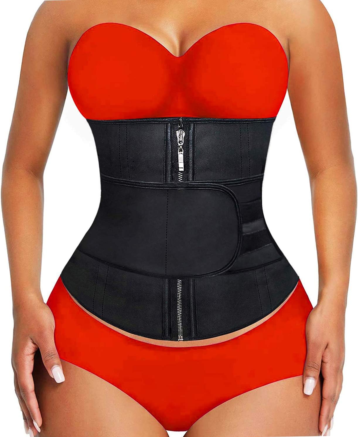 YIANNA Waist Trainer for Women - Latex Underbust Tummy Control