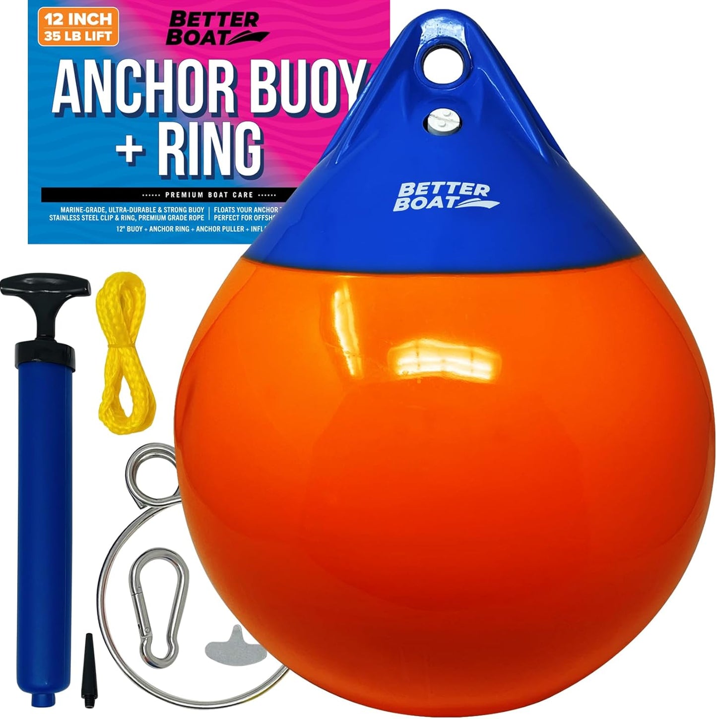 Inflatable Vinyl Boat Buoy Balls for Easy Anchor Retrieval