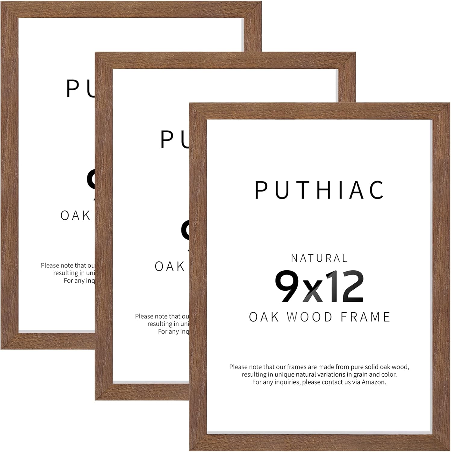 9x12 Oak Wood Picture Frames for Stylish Home Decor