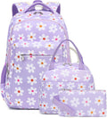 LEDAOU Backpack for Kids Boys Girls School Bags - 3 in 1 Set