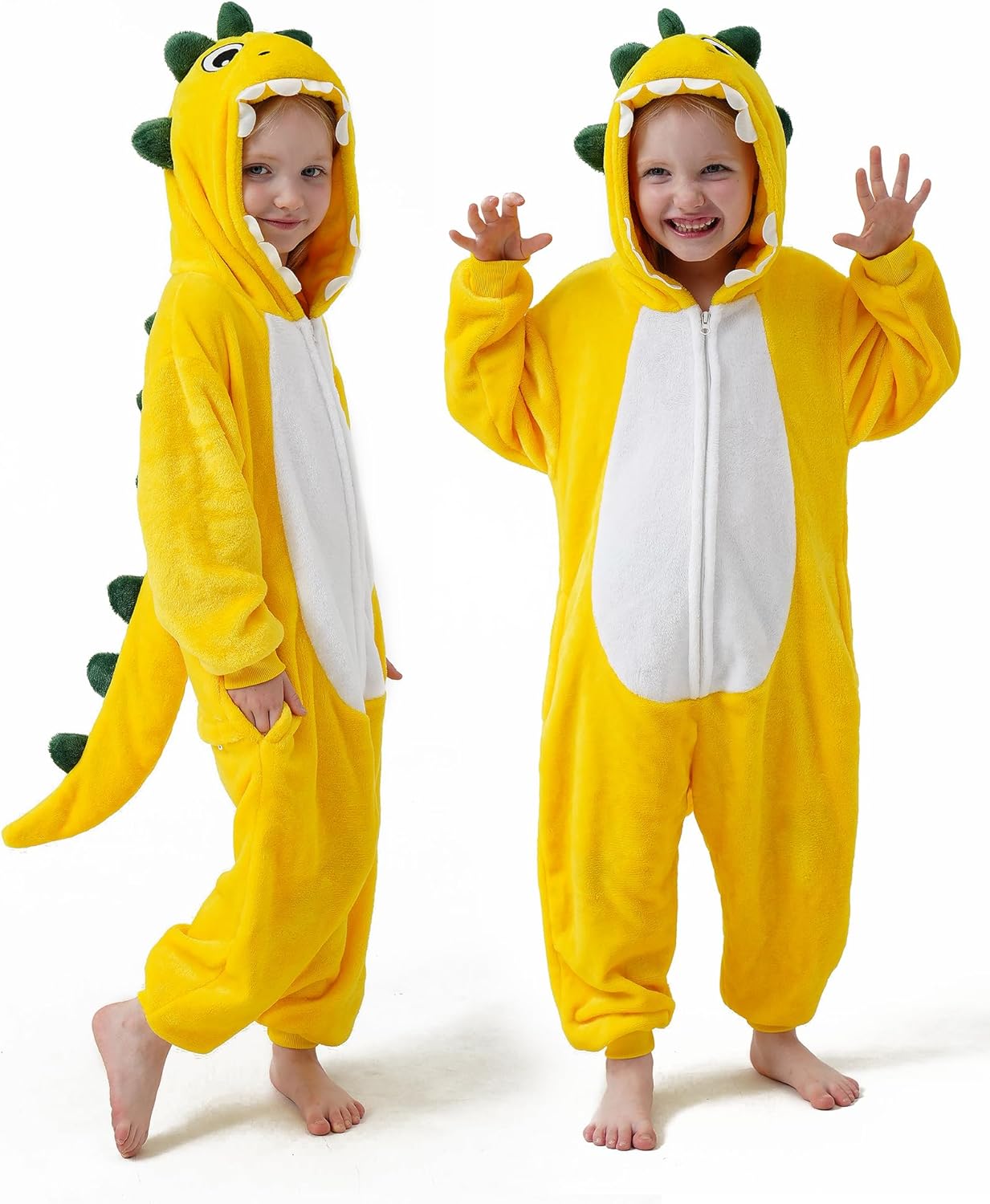 Kids Dinosaur Onesie Costume for Halloween Fun and Comfort