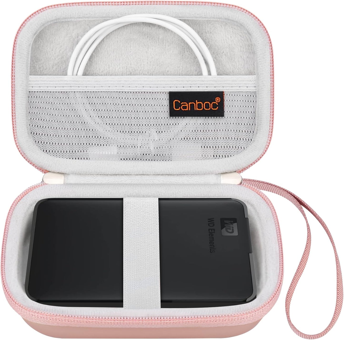Travel Safely: Canboc HDD Case - Rose Gold