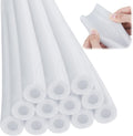 1 in Foam Pipe Insulation Tubes 12 Pack 3.3 ft White - Outdoor Freeze