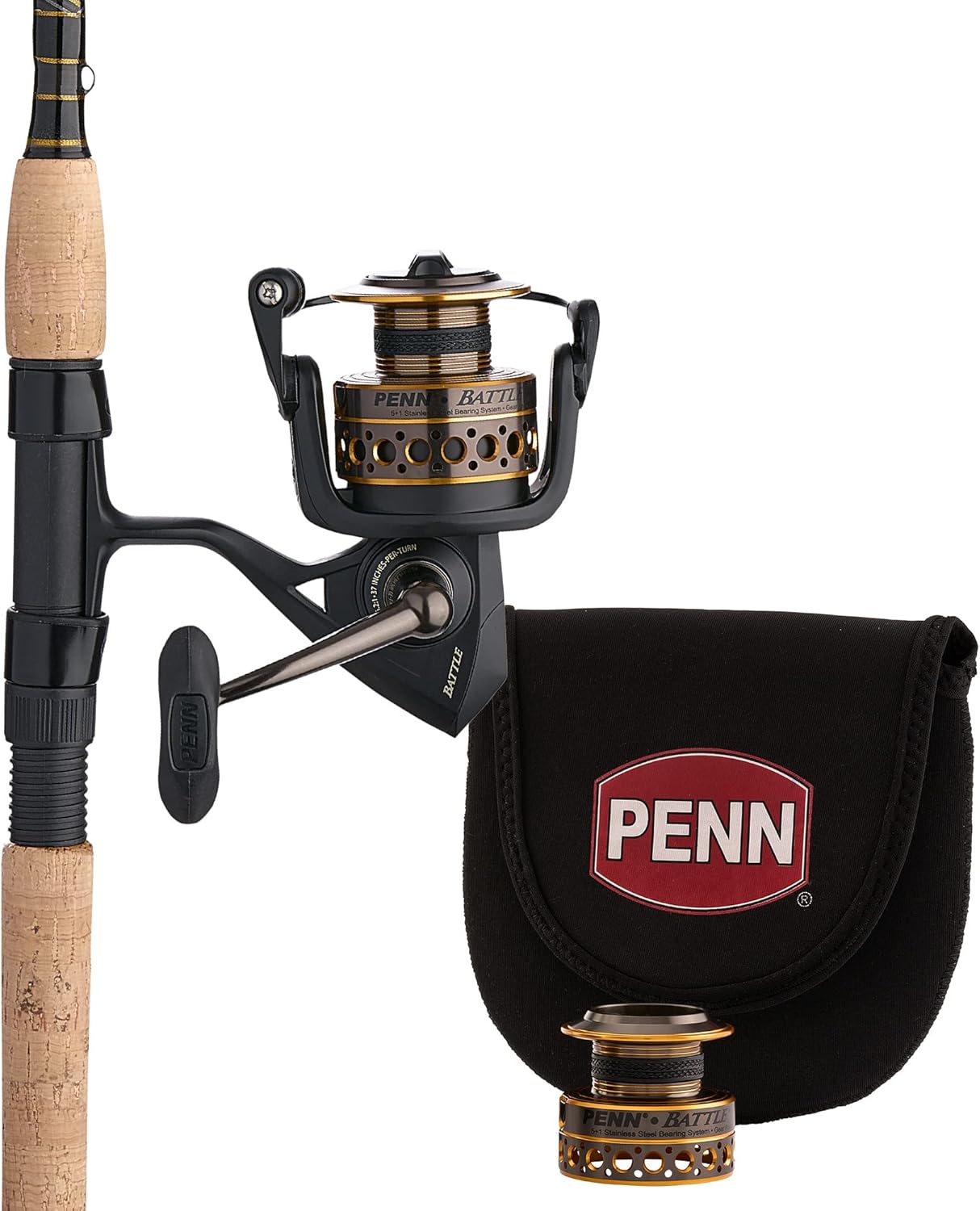 PENN Battle Spinning Reel and Fishing Rod Combo for Anglers