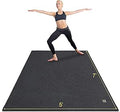 Large Yoga Mat Non-Slip 7ftx5ftx9mm - Thick Memory Foam Mat