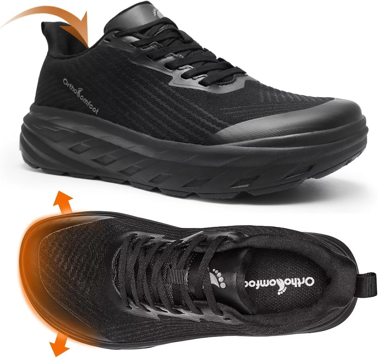 Women's Orthopedic Diabetic Wide Running Shoes for Comfort