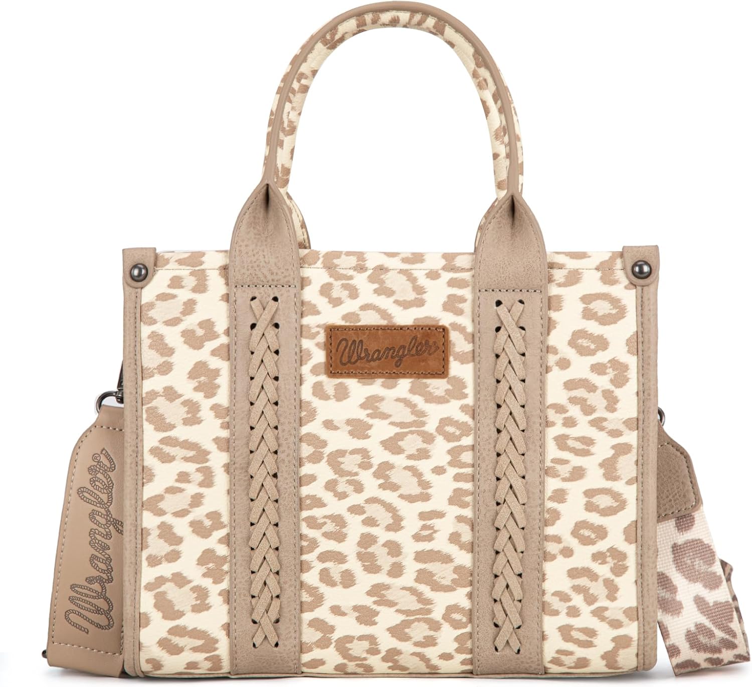 Wrangler Cow Print Tote Bag for Women - Stylish Western Purse