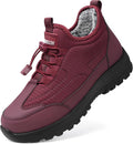 Snow Boots for Women Waterproof Slip On Fur Warm Ankle Booties - Cozy