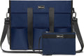 Utility Water Resistant Tote Bag with 22 Pockets - Durable Work Tote