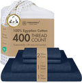 Threadmill Egyptian Cotton Queen Sheet Set - Soft Cooling Damask