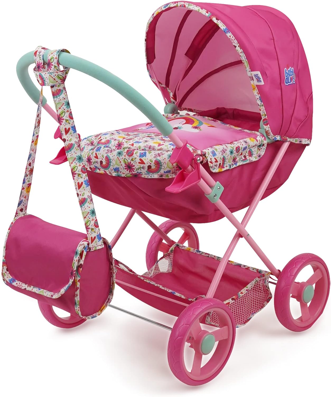 Baby Alive Deluxe Doll Pram - Perfect for 18in Dolls Playtime