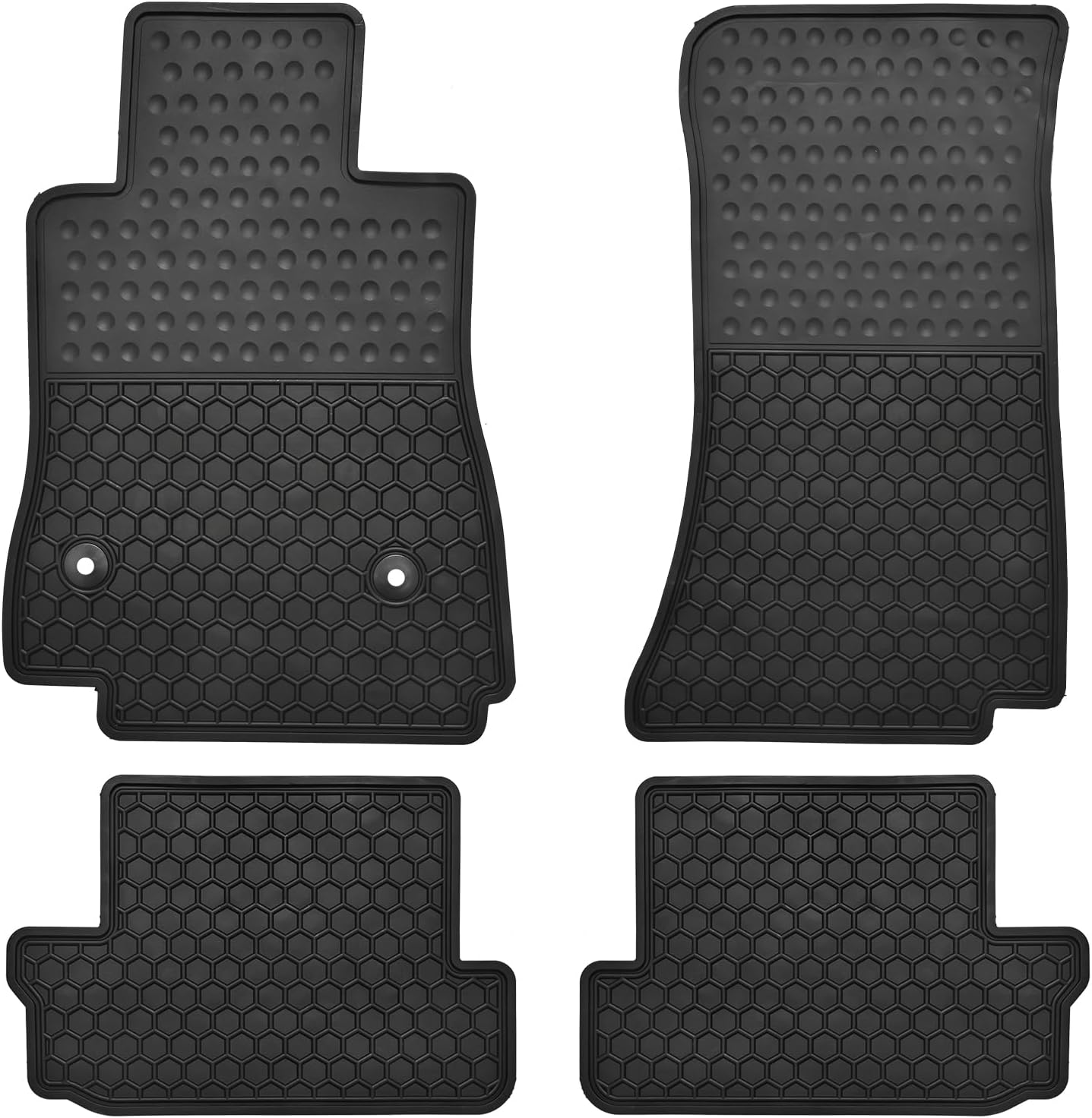 Custom Fit Car Floor Mats for Chevy Camaro 2016-2025 Full Black