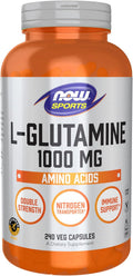 L-Glutamine Double Strength 1,000 mg Veg Capsules - Recovery Aid