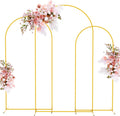 Metal Arch Stand Gold Wedding Chiara Backdrop Set of 3 - Stable Square