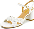 Women's Heeled Strappy Sandals Chunky Block Heel - Comfortable Style
