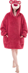 Warm Oversized Sherpa Hoodie Blanket for All