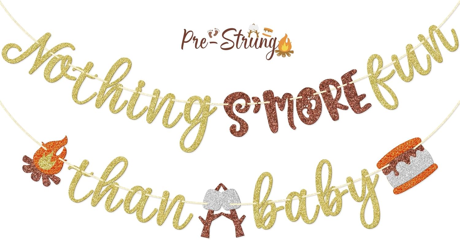 Nothing S'more Fun Baby Banner