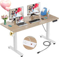 Standing Desk Electric Adjustable Height 48 x 24 in - Charging Station