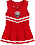 College Baby Cheerleader Bodysuit Dress for Baby Girls - Soft