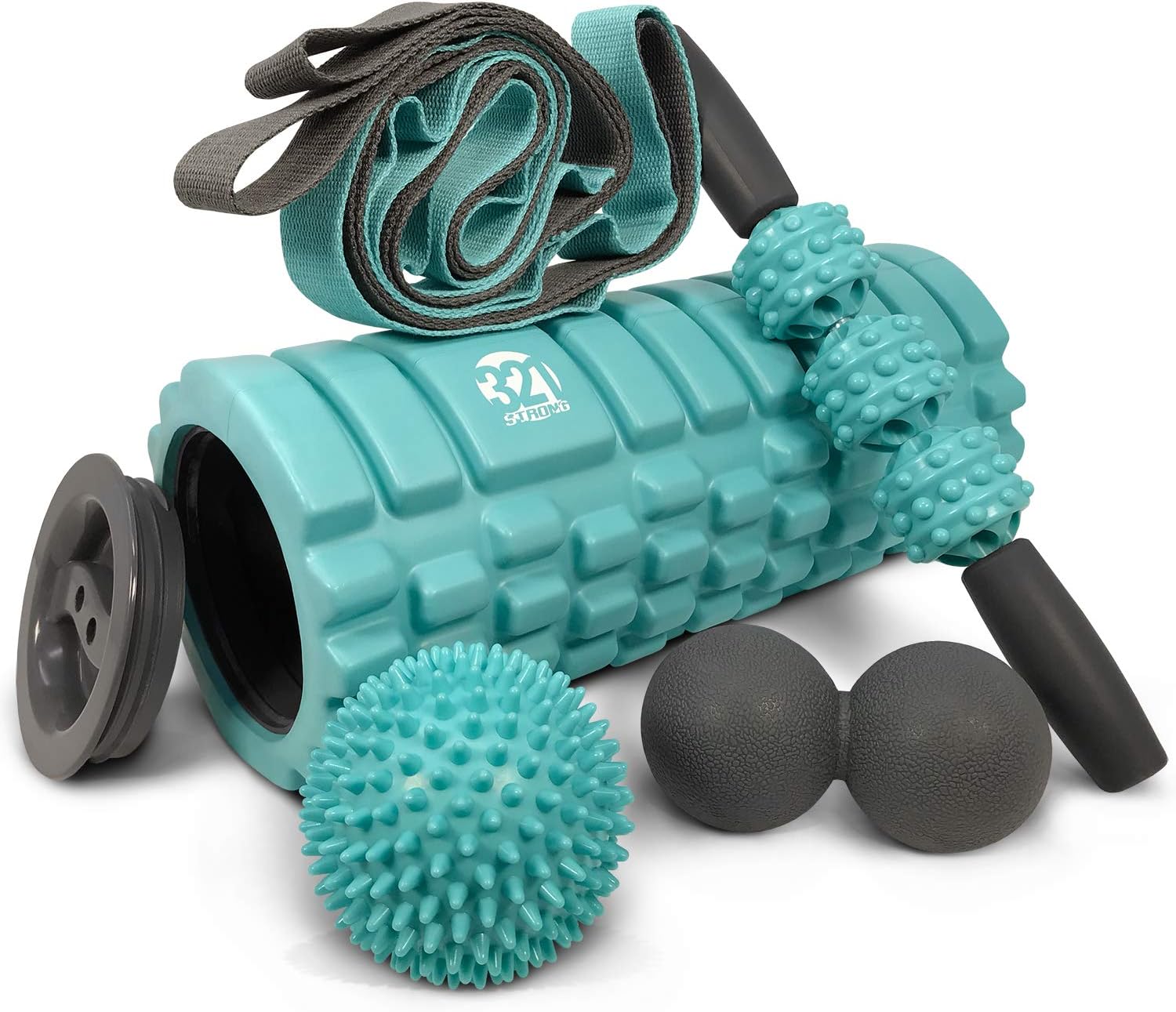 5 in 1 Foam Roller Set for Deep Tissue Massage and Stretching