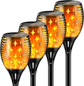 Solar Outdoor Torch Lights Flicking Flame 43in Landscape Lights - 4