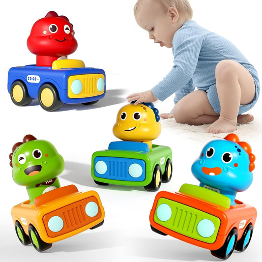 Dinosaur Car Toy: Perfect 1-2 Year Old Birthday Gift