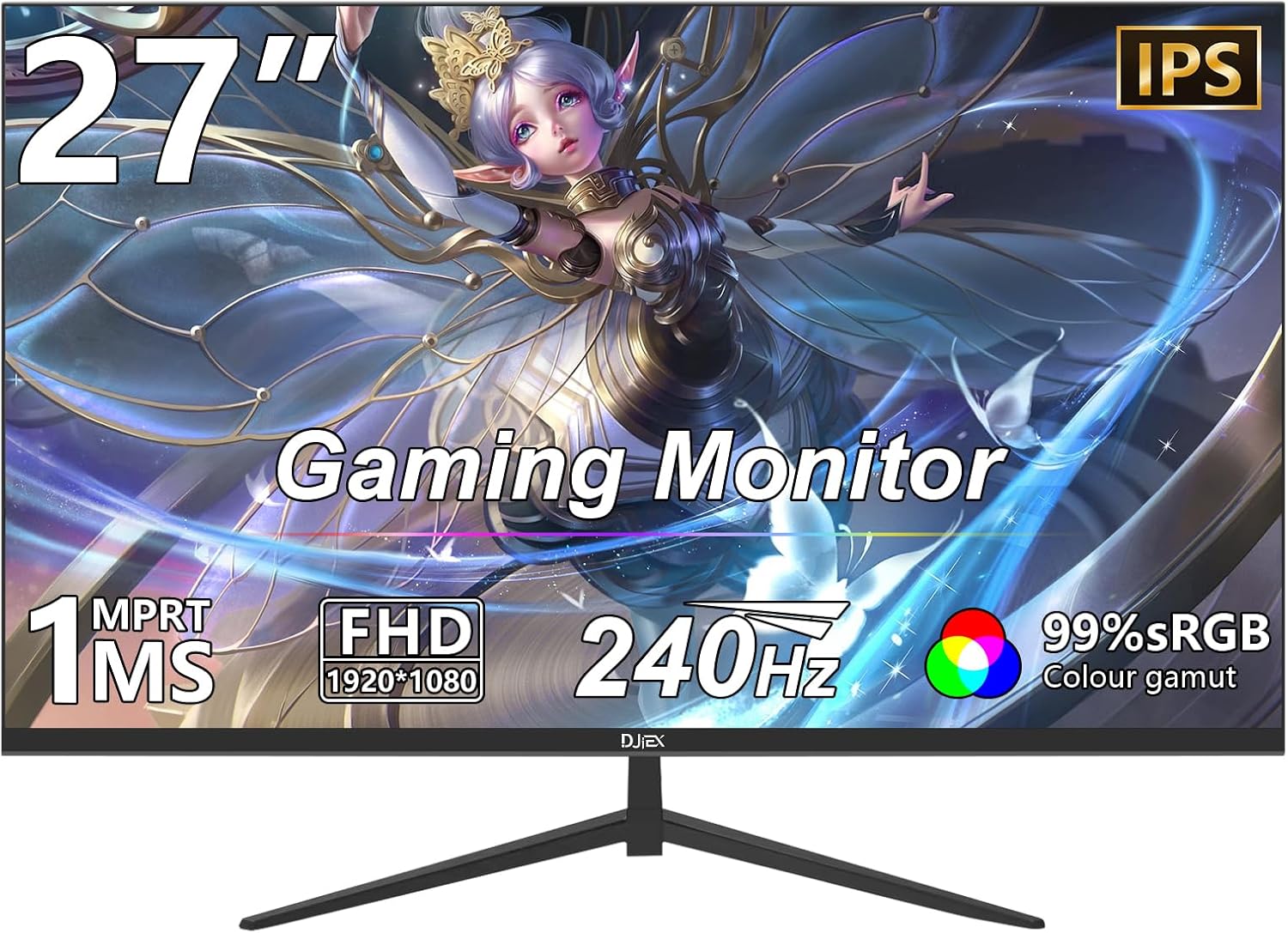 27inch Gaming Computer Monitor with 240Hz Refresh Rate and IPS