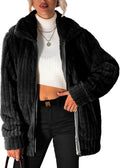 Women's Fleece Jacket Full Zip Sherpa Coat - Soft, Lightweight Warmth