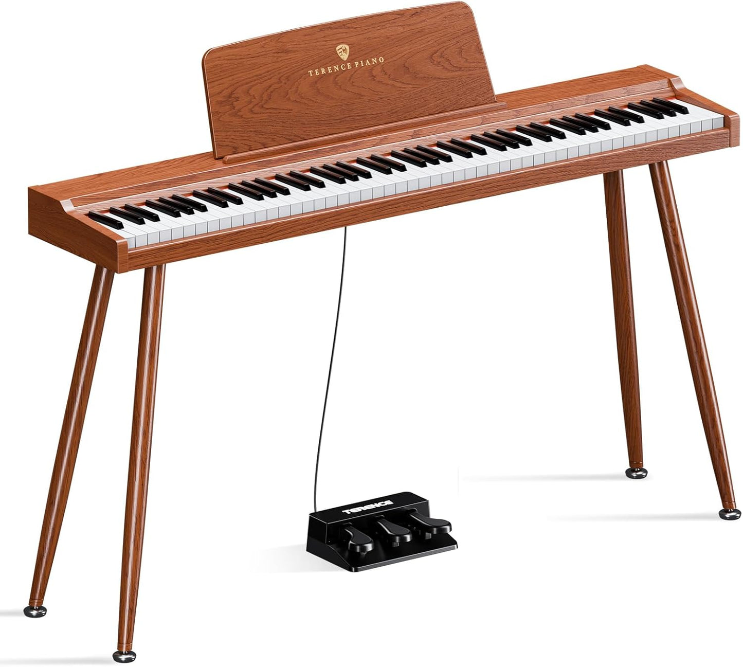 TERENCE Digital Piano 88 Key Semi-Weighted Keyboard for Beginners