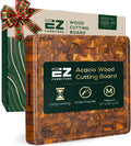 Acacia Wood Cutting & Serving Board 17in x 13in - End Grain with Juice