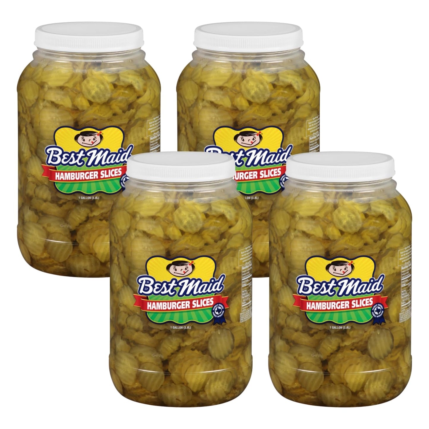 Best Maid Hamburger Slices 1 Gal Pack of Four for Flavorful Meals
