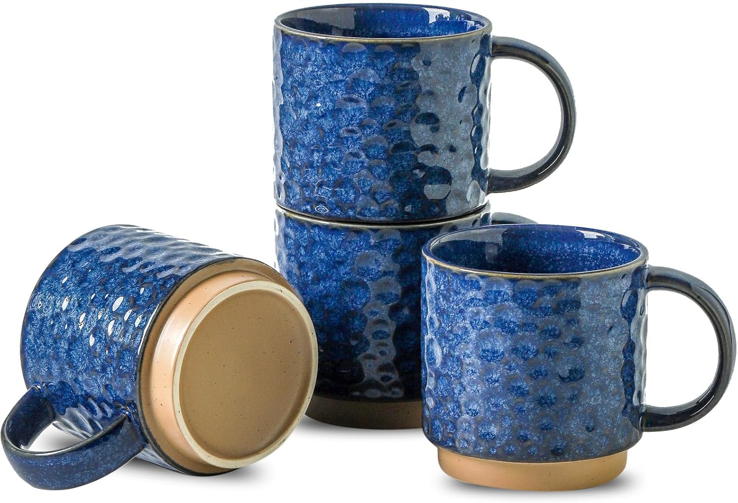 Nihow 16OZ Stackable Coffee Mug Set for Coffee Lovers