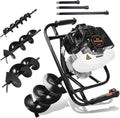 52cc Gas Earth Auger with 3 Bits and 3 Extensions - EPA Certified