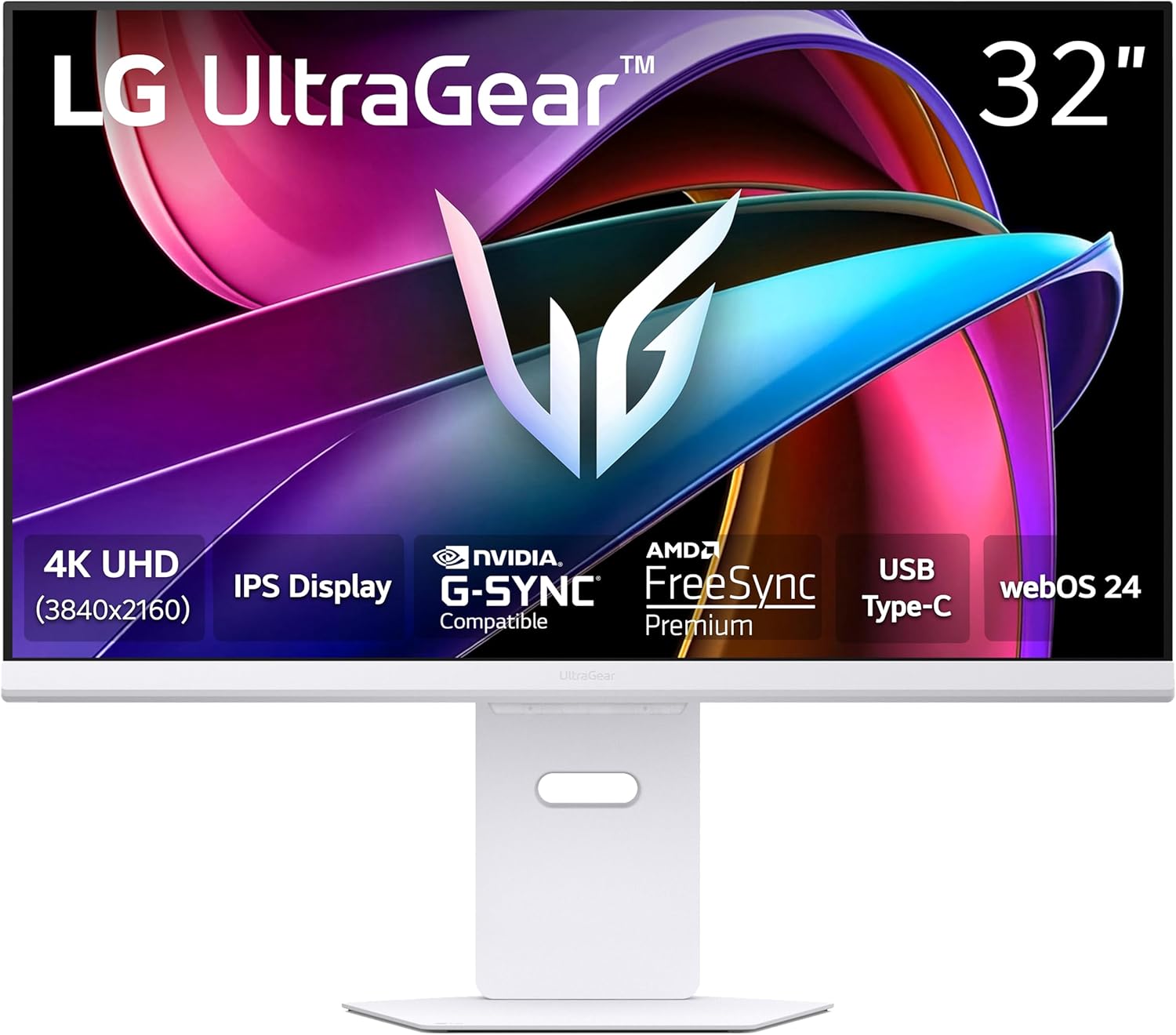 LG 32G810SA-W 32 Ultragear 4K Gaming Monitor - Smooth 144Hz & 1ms