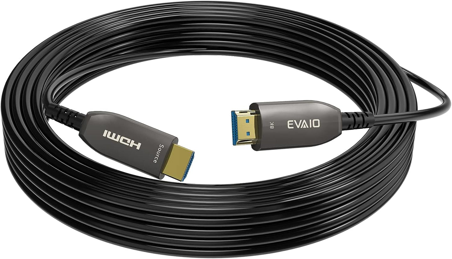 8K Fiber Optic HDMI Cable 30 FT for Ultimate Gaming Experience