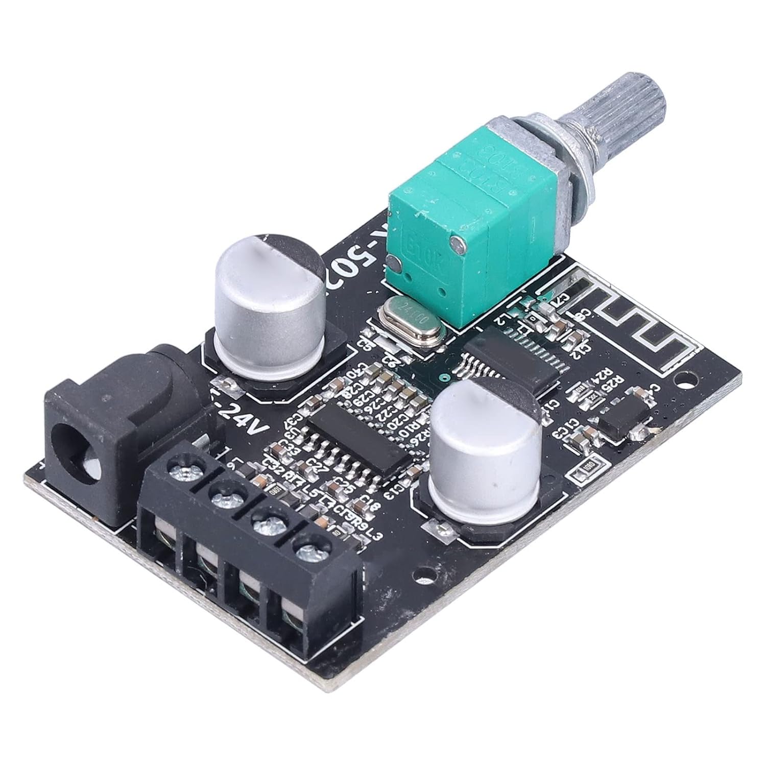 ZK502L Mini Bluetooth Stereo Audio Amp - Dual Channel DIY Module