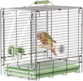 Bird Carrier Travel Cage - Portable Foldable 304 Stainless Steel