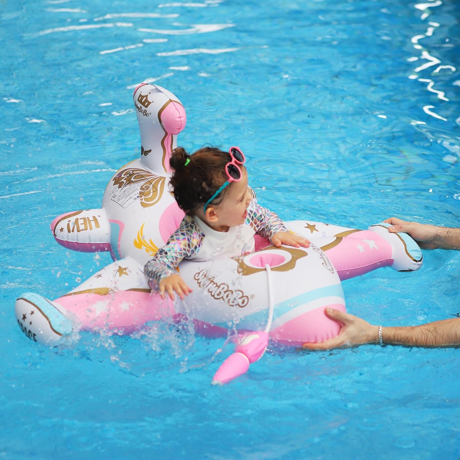 Inflatable Airplane Baby Floatie for Safe Outdoor Fun