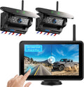 2 Magnetic Solar Wireless Backup Camera with 7 1080P Touchscreen