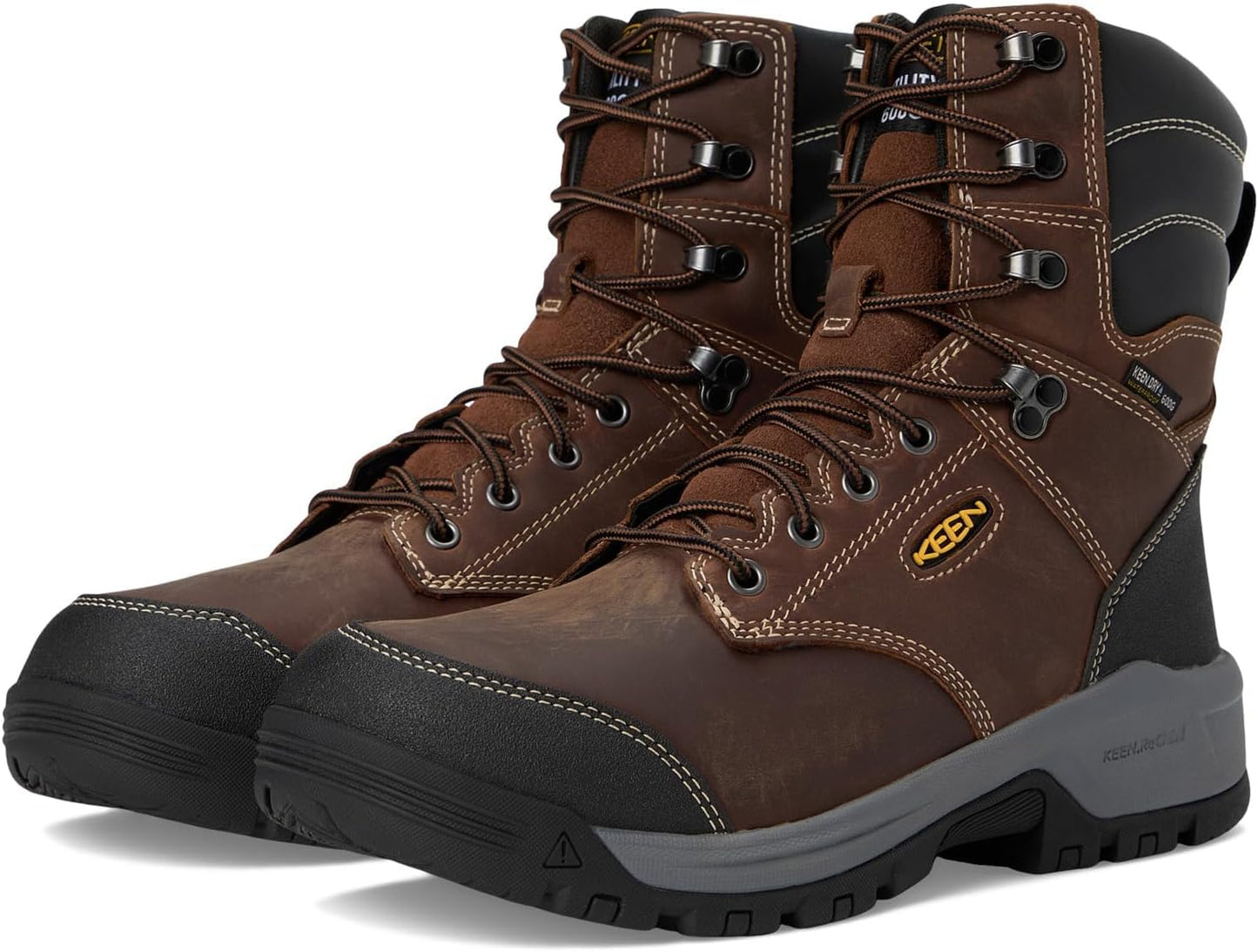KEEN Utility Evanston 8 Waterproof Work Boots
