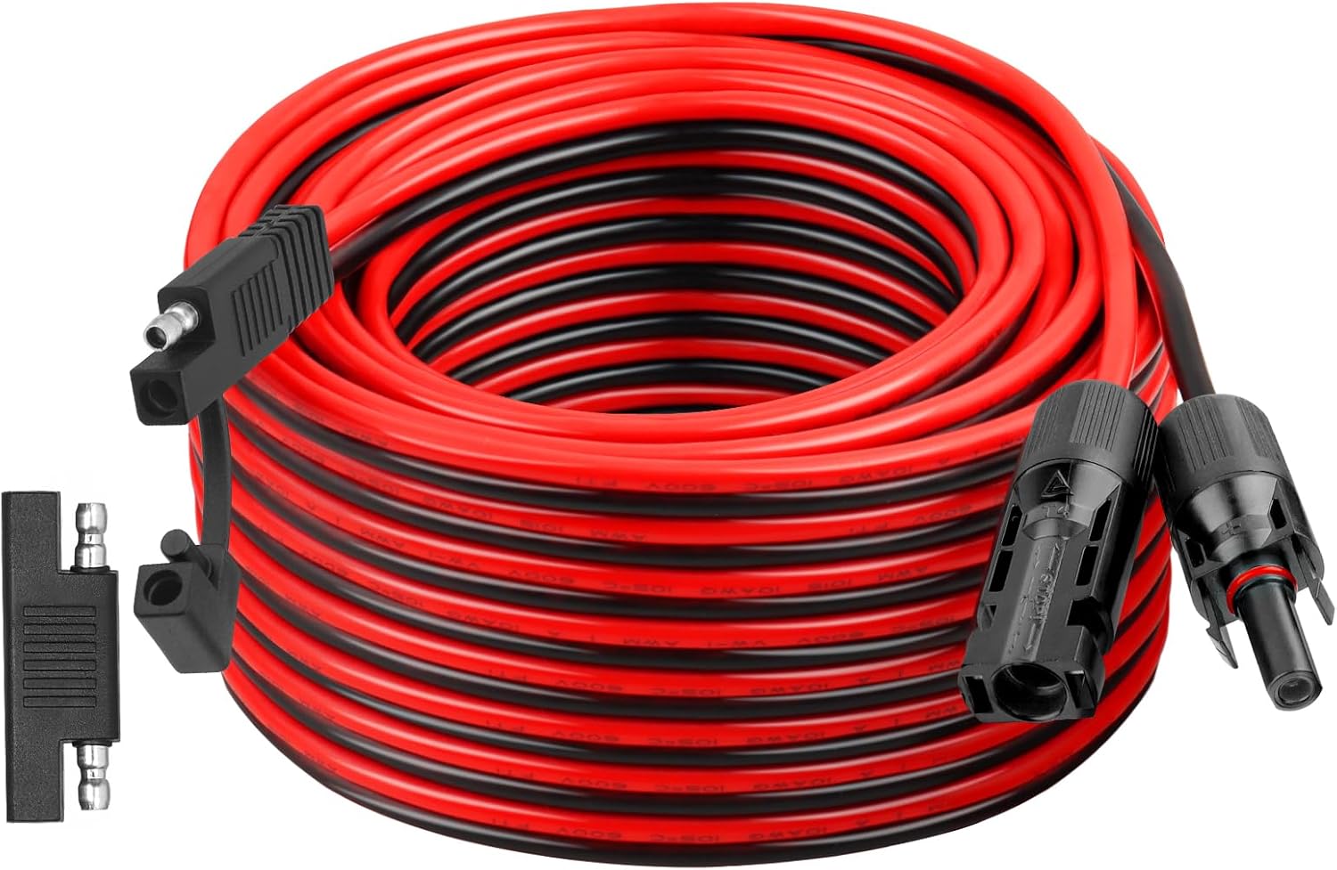 10AWG SAE to Solar Panel Connector Cable 50FT for Power Systems