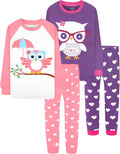 DAUGHTER QUEEN Girls Cotton Pajama Set 4 Pieces Size 18 Months-12