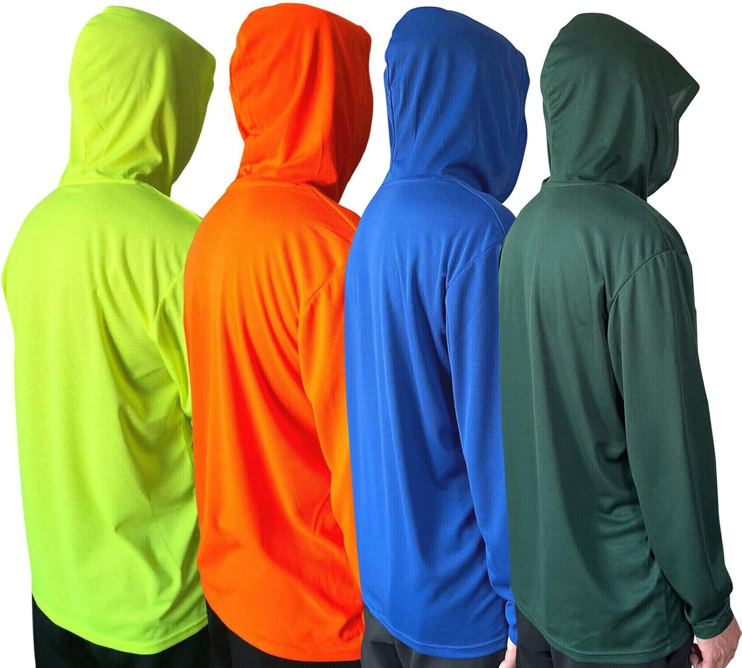 Men UPF 50+ Sun Protection Long Sleeve Workout T-Shirts