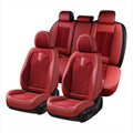Coverado Car Seat Covers Full Set - Breathable Red 5-Seat Protection