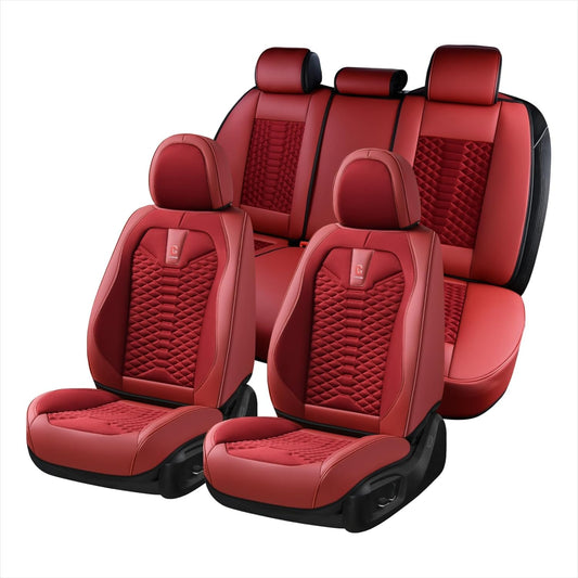 Coverado Car Seat Covers Full Set for 5 Seats - Stylish Protection