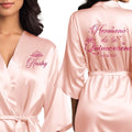 Mis Quince Anos Robes Personalized Satin Robe for Getting Ready feel