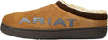 ARIAT Men's Suede Hooded Clog Slippers - Durable, Warm Comfort