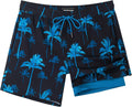 SURF CUZ Mens Swim Trunks with Compression Liner - Quick Dry 5 in such