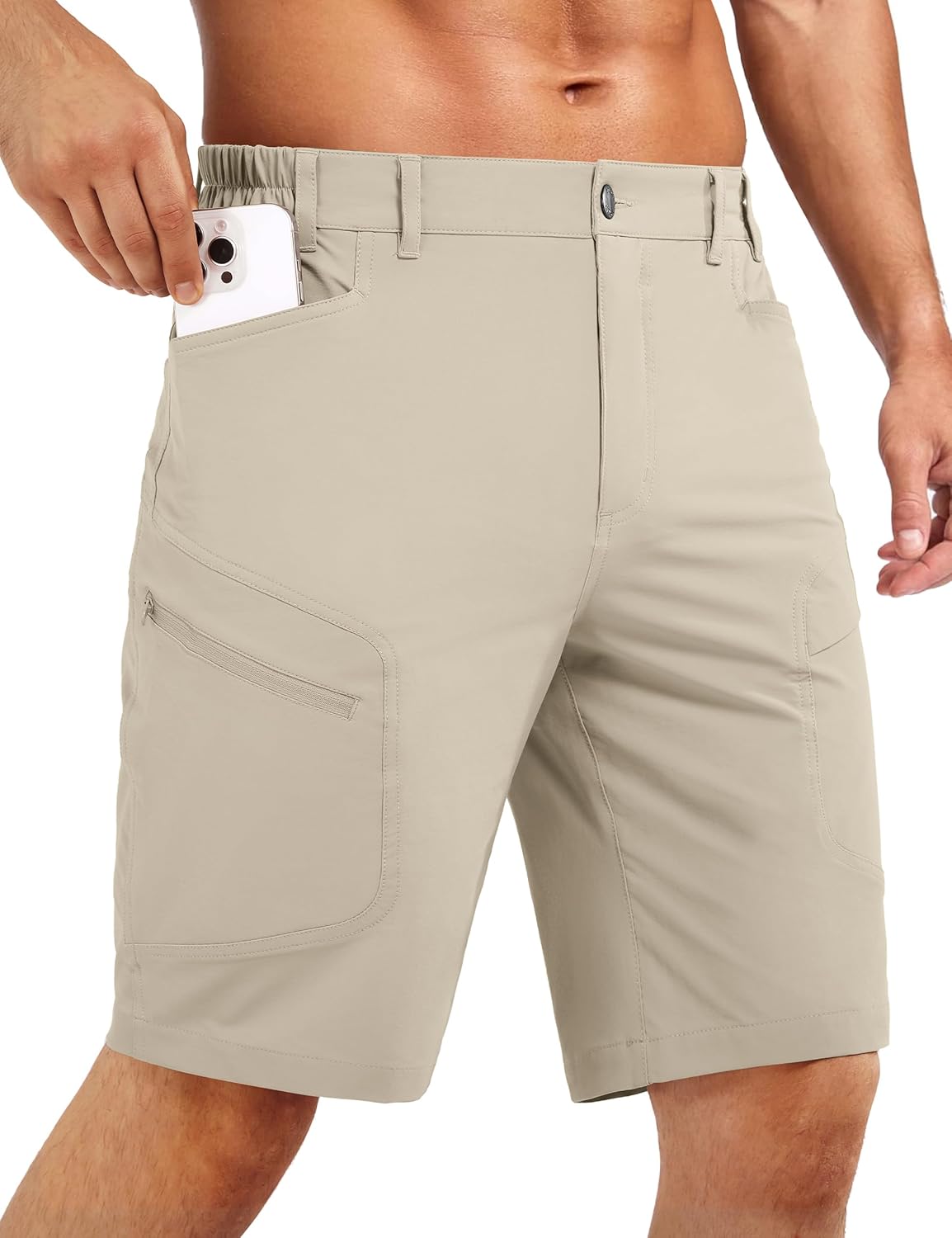 Stlight Men's Hiking Cargo Shorts Quick Dry Lightweight Tactical